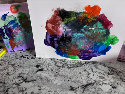 NeuroVibe Fluidity: Emotional Flow Abstract Art Print